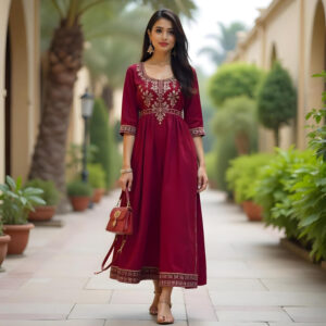 Red Kurti